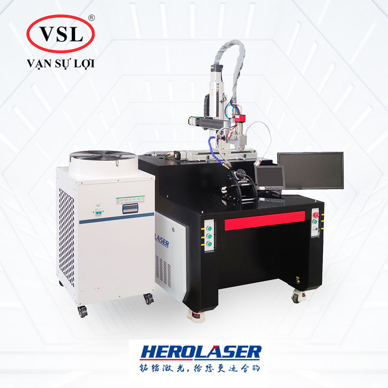 Máy hàn laser tự động lên mặt kính - Hero Laser