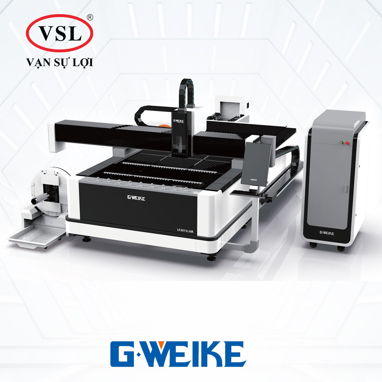 MÁY CẮT LASER SỢI SỬ DỤNG KÉP ỐNG & TẤM - GWEIKE