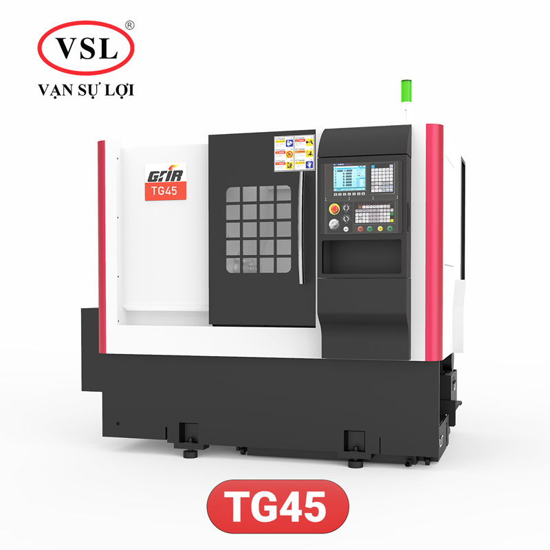 Máy tiện băng nghiêng đài dao thẳng  GFIR - TG45